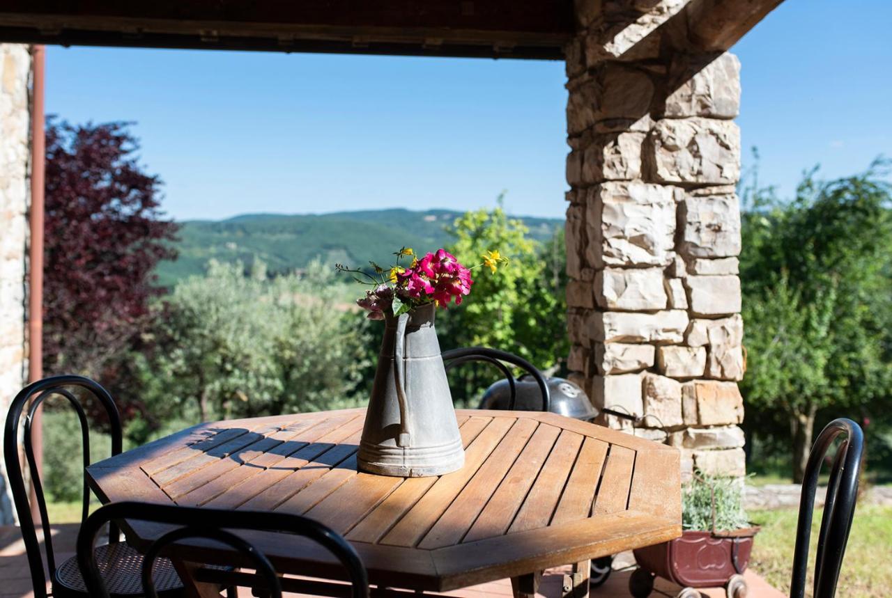 Casa Degli Ulivi - Cottage With Swimming Pool Castellina in Chianti Dış mekan fotoğraf