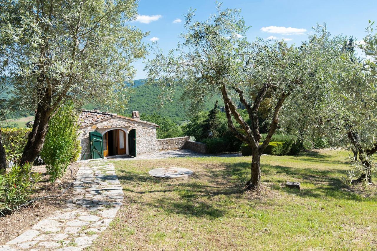 Casa Degli Ulivi - Cottage With Swimming Pool Castellina in Chianti Dış mekan fotoğraf